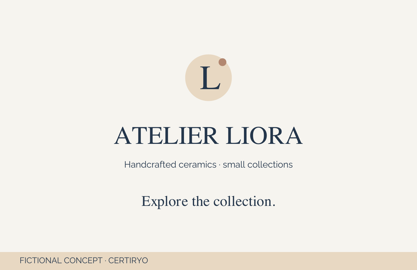Atelier Liora — concept